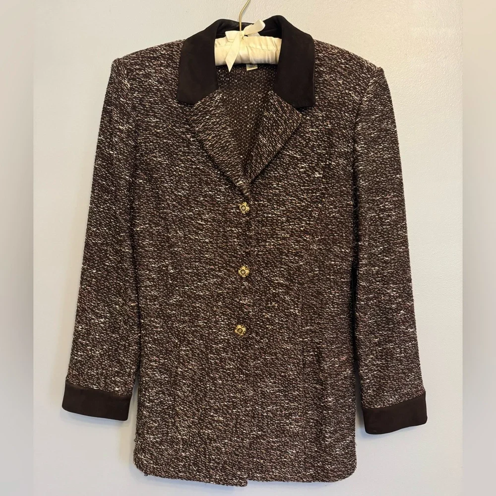 St. John Collection by Marie Gray knit blazer Size 10 - Picture 3 of 11